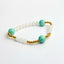 Feng Shui Amazonite and Hetian White Jade Bracelet for Harmony and Emotional Balance