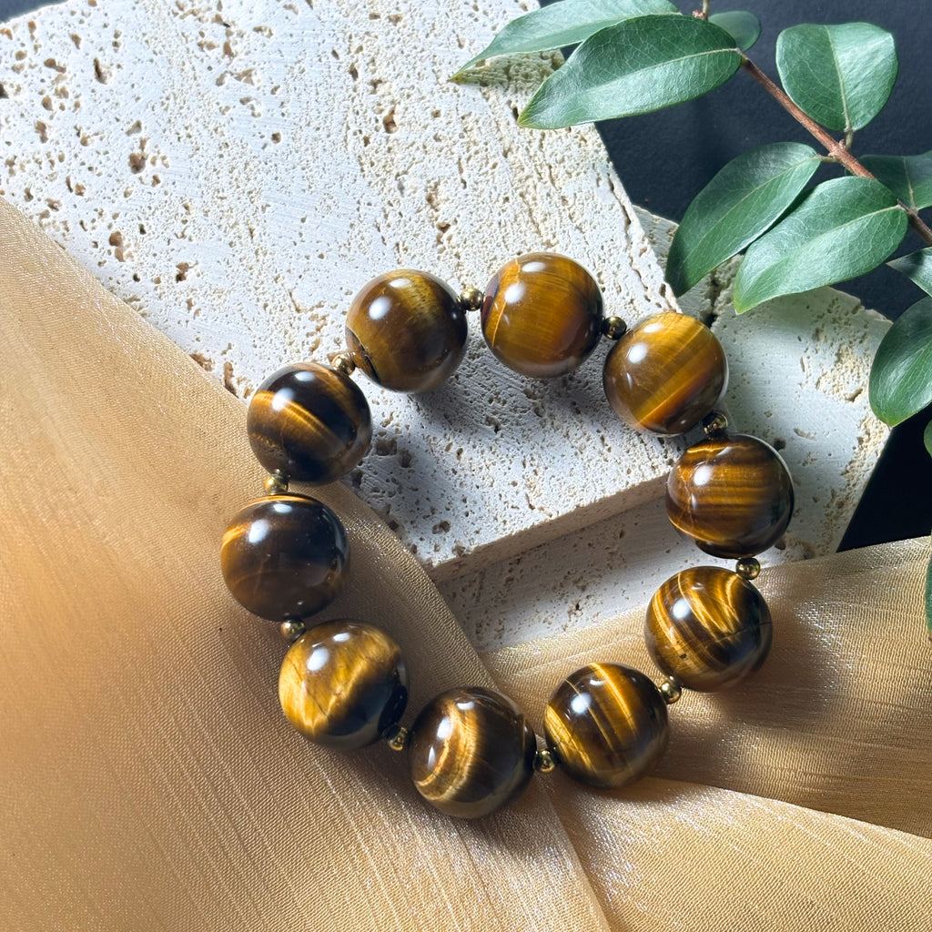 Feng Shui Tiger Eye Bracelet for Prosperity & Success