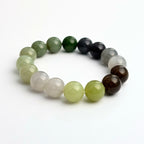 Feng Shui Hetian Jade Gradient Bracelet for Harmony and Prosperity