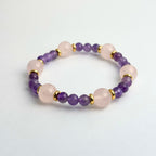 Rose Quartz Bracelet & Amethyst Bracelet – Feng Shui Heartfelt Wisdom and Protection
