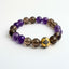 Smoky Quartz Bracelet, Amethyst Bracelet, Vajra Talisman – Feng Shui Sentinel of Ancient Thunder Protection